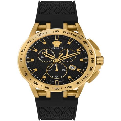 reloj versace dorado|versace men's watch.